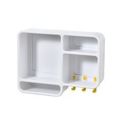 Cosmetics Dust-proof Wall Shelf - Fashionner