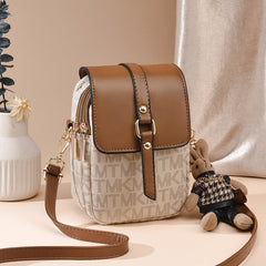 Women's Retro Multi-layer Messenger Mobile Phone Bag - Fashionner