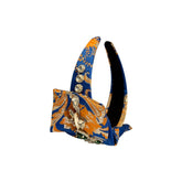 Heavy Industry Handmade Fabric and Diamond Set Fashion Hair Hoops for Women - Fashionner