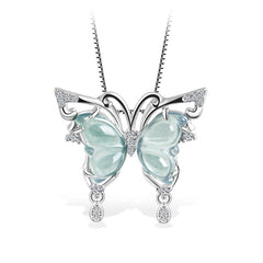 Ice Jade Stone S925 Silver Inlay Women's Fashion Rings Ear Studs