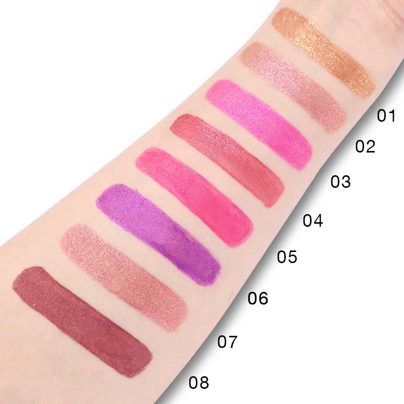 Universal Lip Luminizer Lipstick Soft Metallic Matte Lipstick Liquid Waterproof Lipstick Matte Lipstick lips - Fashionner