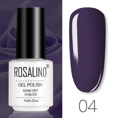 ROSALIND Gel Polish Set Manicure for Nails Semi Permanent Vernis top coat UV LED Gel Varnish Soak Off Nail Art Gel Nail Polish - Fashionner