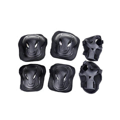 Adult Protector Six-piece Skating Shoe Protector Balance Car Roller Skating Bicycle Adult Professional Fall Protection Knee Protection Set - Fashionner