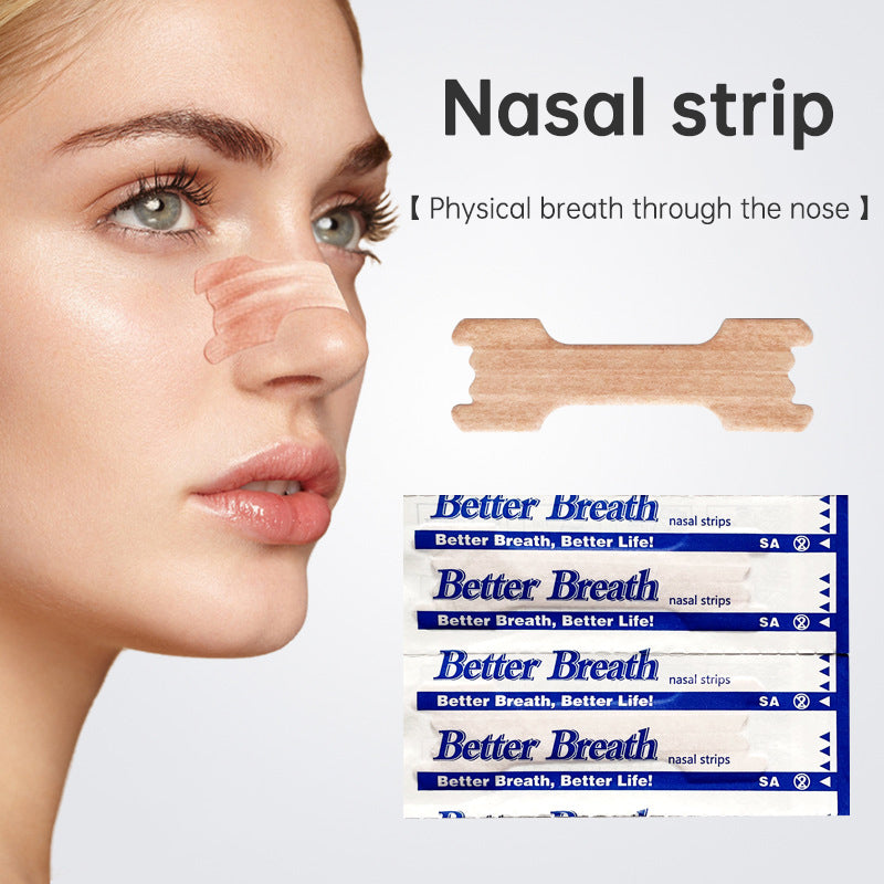 10/50PCS Breath Nasal Strips Right Aid Stop Snoring Nose Patch Good Sleeping Patch Product Easier Breath Sleep Aid Decive - Fashionner