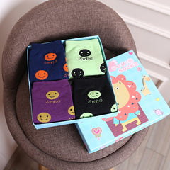 Cute Cartoon Three-dimensional Pure Cotton Mid Tube Christmas Couple Socks - Fashionner