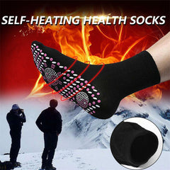 Hot Moxibustion Massage Health Care  Warm Feet Cold Socks - Tourmaline Thermal Circulation Self-Heating Shaping Socks, Tourmaline Acupressure Self-Heating Shaping