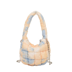Cloud Bag Bubble Pleated Nylon Puff Handbag - Fashionner
