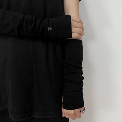 Women's Half Finger Punk Ice Sleeve Sun Protection Oversleeve
