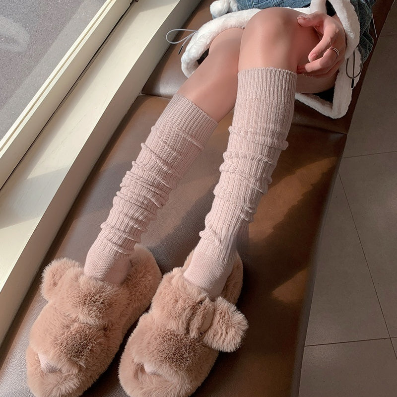 Simple Vertical Wool Stockings Fashion - Fashionner