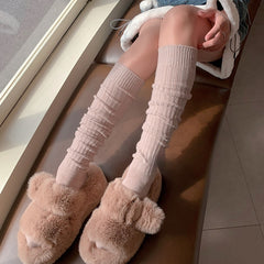 Simple Vertical Wool Stockings Fashion - Fashionner