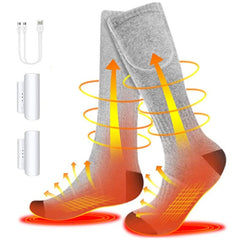 Men's And Women's Fashion Simple Heating And Warm-keeping Electric Socks - Fashionner