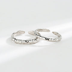 Sterling Silver Couple Ring Korean Male And Female Couple Ring