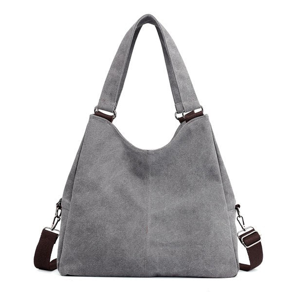 Canvas Shoulder Bag Tote Ladies Hand Bags Luxury Handbags for Women Messenger Bags - Fashionner