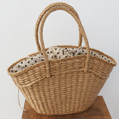 Fashion Rattan Women Handbags Wicker Lady Bags - Fashionner