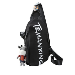 Chest Sports Student Shoulder All-match Boys Waist Bag Crossbody Small Female Messenger Bag Men - Fashionner