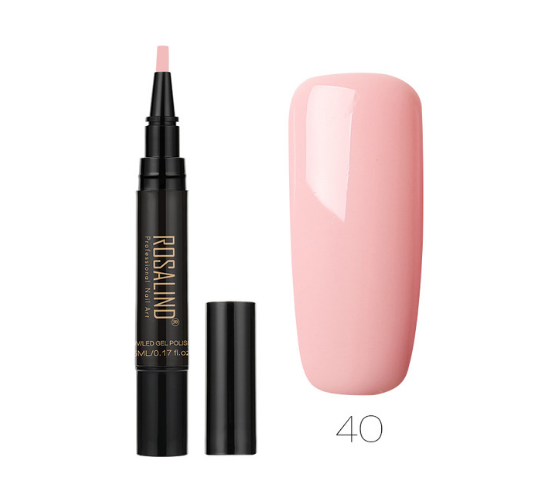 5ml Solid Color Nail Art Pen Nail Glue for Nail Art - Fashionner