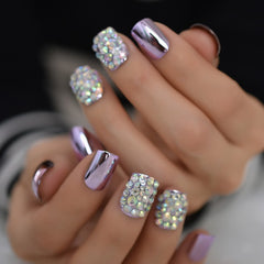 Metal false nails for women - Fashionner