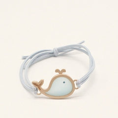 Hair accessories leather case small rubber band