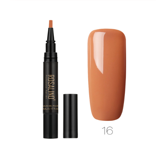 5ml Solid Color Nail Art Pen Nail Glue for Nail Art - Fashionner