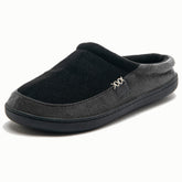 Autumn and Winter Men's and Women's Thick Sole Home Warmth and Anti slip Plush Slippers Large - Fashionner