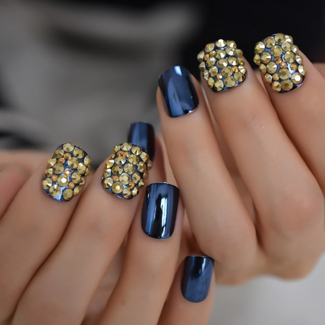 Metal false nails for women - Fashionner