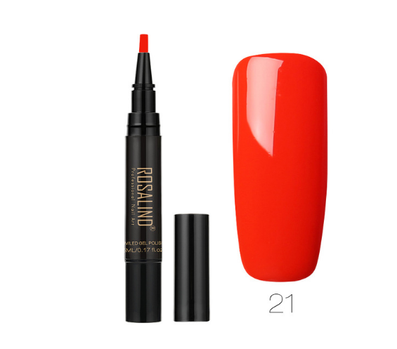 5ml Solid Color Nail Art Pen Nail Glue for Nail Art - Fashionner