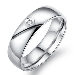 Stainless steel couple ring Titanium steel couple ring