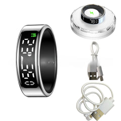 Heart Rate Blood Oxygen Sleep Sports Display Smart Ring