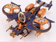 Military model (scorpion fighter) 3D Wooden