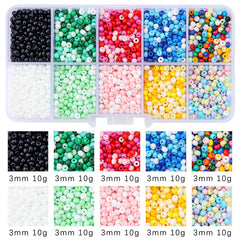 Glass Beads Handmade Diy Same Color Sequin Beads