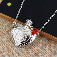 Fashion Necklace Love Poison Love Pill Bottle Pendant Valentines Day Gift