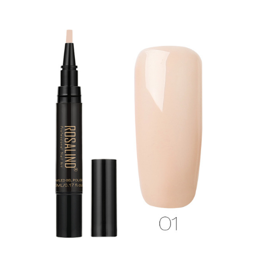 5ml Solid Color Nail Art Pen Nail Glue for Nail Art - Fashionner