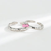 Sterling Silver Couple Ring Korean Male And Female Couple Ring