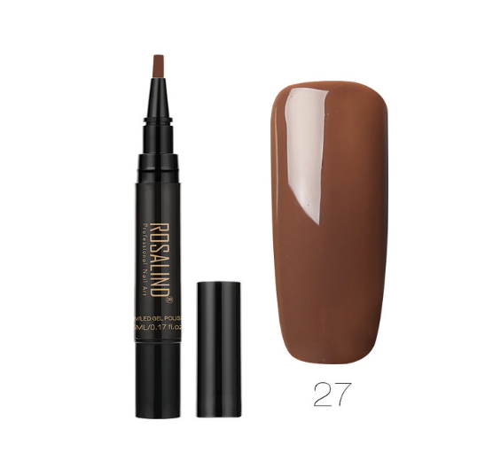 5ml Solid Color Nail Art Pen Nail Glue for Nail Art - Fashionner