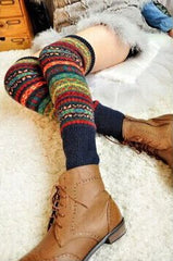 Autumn Winter Bohemian Thickened Woolen Socks - Fashionner