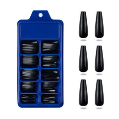 Blue Box Full Sticker Ballet False Nail Color - Fashionner