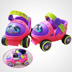Children's Cartoon Double Roller Skates