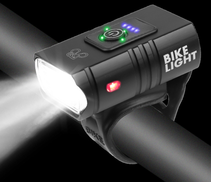 Outdoor Cycling Lights, Electric Display Red Light Warning Lighting, Bicycle Headlights - Fashionner