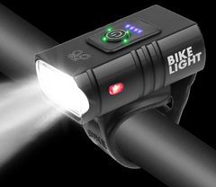 Outdoor Cycling Lights, Electric Display Red Light Warning Lighting, Bicycle Headlights - Fashionner