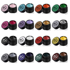 Painted Metal Painted Glue 5D Three-dimensional Nail Phototherapy Pull Line Nail Polish Glue - Fashionner