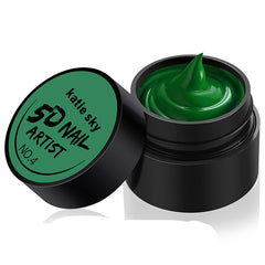 Painted Metal Painted Glue 5D Three-dimensional Nail Phototherapy Pull Line Nail Polish Glue - Fashionner