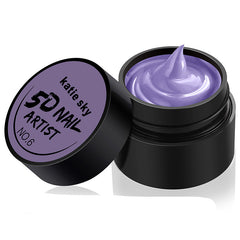 Painted Metal Painted Glue 5D Three-dimensional Nail Phototherapy Pull Line Nail Polish Glue - Fashionner