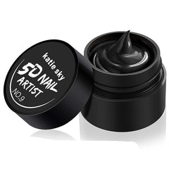 Painted Metal Painted Glue 5D Three-dimensional Nail Phototherapy Pull Line Nail Polish Glue - Fashionner