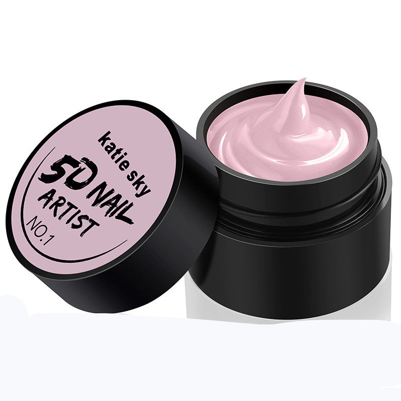 Painted Metal Painted Glue 5D Three-dimensional Nail Phototherapy Pull Line Nail Polish Glue - Fashionner