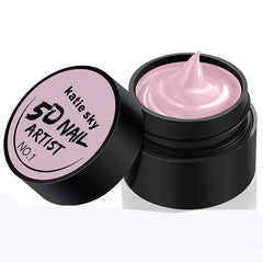 Painted Metal Painted Glue 5D Three-dimensional Nail Phototherapy Pull Line Nail Polish Glue - Fashionner
