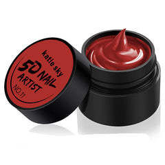 Painted Metal Painted Glue 5D Three-dimensional Nail Phototherapy Pull Line Nail Polish Glue - Fashionner
