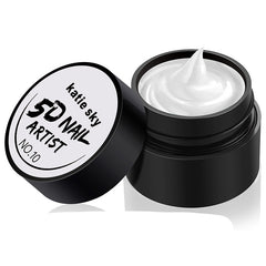 Painted Metal Painted Glue 5D Three-dimensional Nail Phototherapy Pull Line Nail Polish Glue - Fashionner
