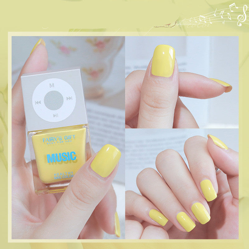 Odorless, Baking-free Nail Polish, Non-peelable Oily Nail Polish, Cherry Color Nail Polish - Fashionner