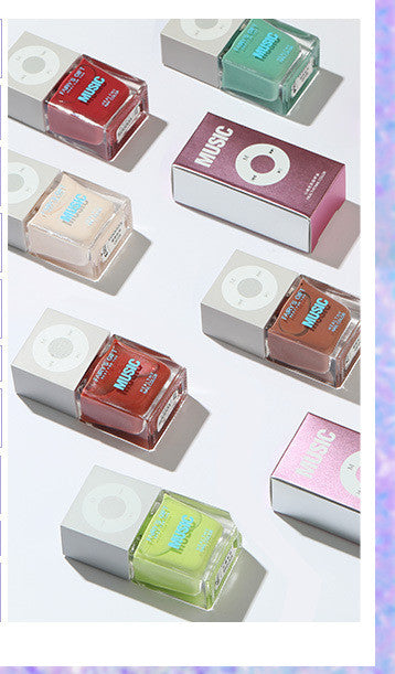 Odorless, Baking-free Nail Polish, Non-peelable Oily Nail Polish, Cherry Color Nail Polish - Fashionner