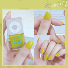 Odorless, Baking-free Nail Polish, Non-peelable Oily Nail Polish, Cherry Color Nail Polish - Fashionner